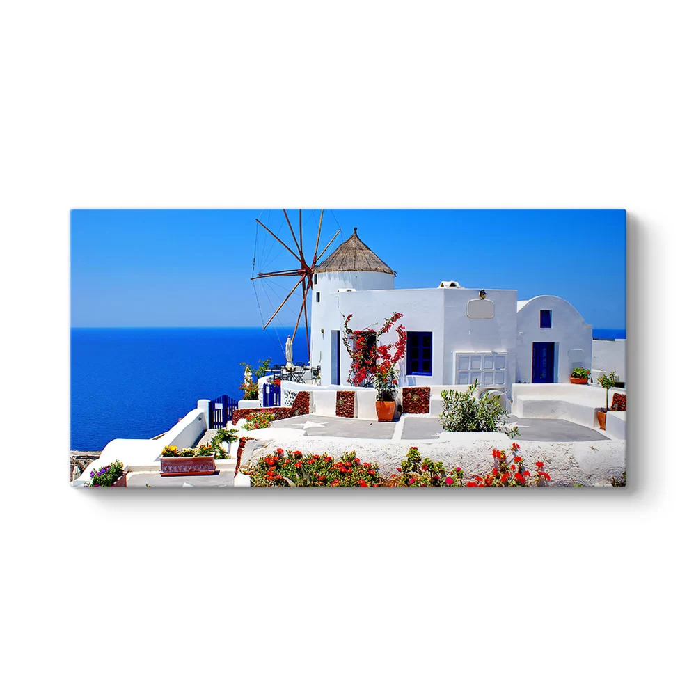 Santorini Değirmen Tablosu - Model 5